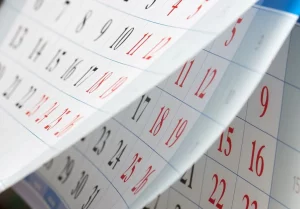 Calendario de Admisión